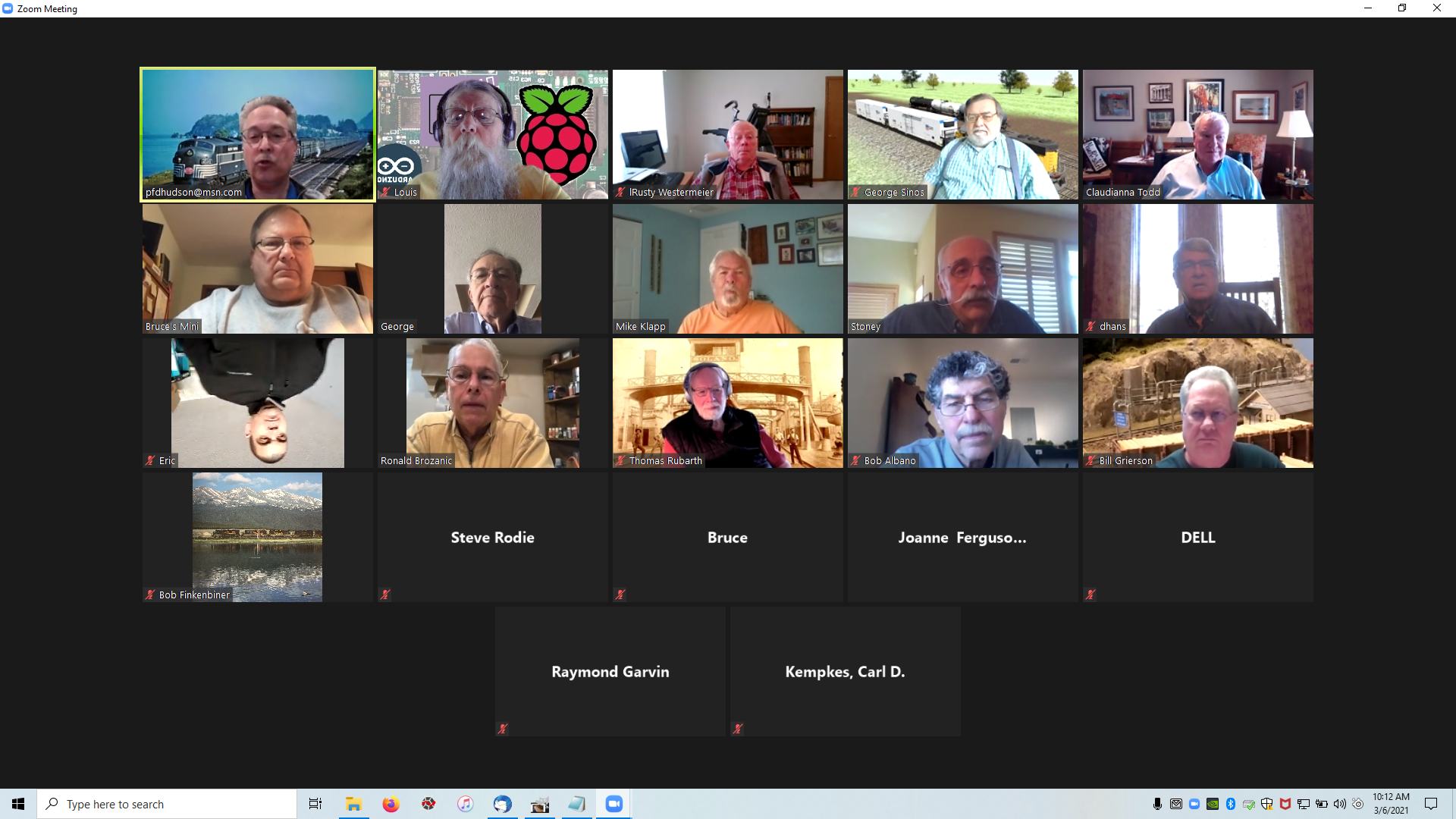 March, 2021 Member Show and Tell